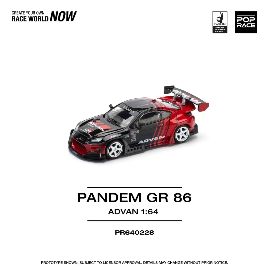 POP Race 1:64 Pandem GR86 ZN8  - Die Cast Car 1 64 ulasan dan harga