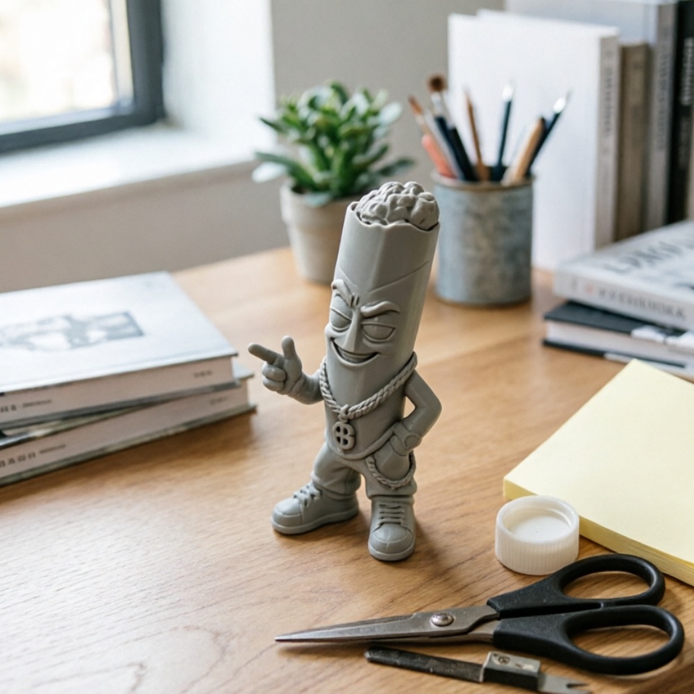 Trendy Grey Plastic Art Figure - Pop Display Shelf ulasan dan harga