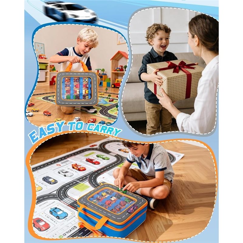 WOWFU- Truck Storage Case With - Hot Wheels Car Monster Trucks ulasan dan harga