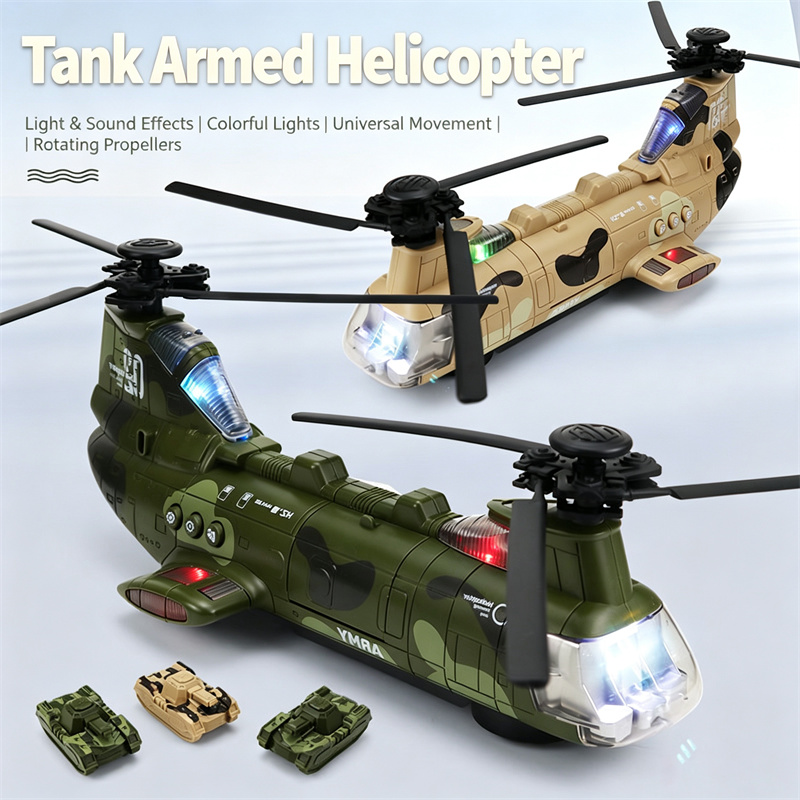 Electric Armed Helicopter Univ - Model Airplane Plastic ulasan dan harga
