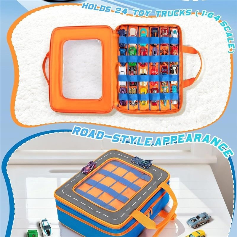 AINY- Truck Storage Case With  - Hot Wheels Car Monster Trucks ulasan dan harga