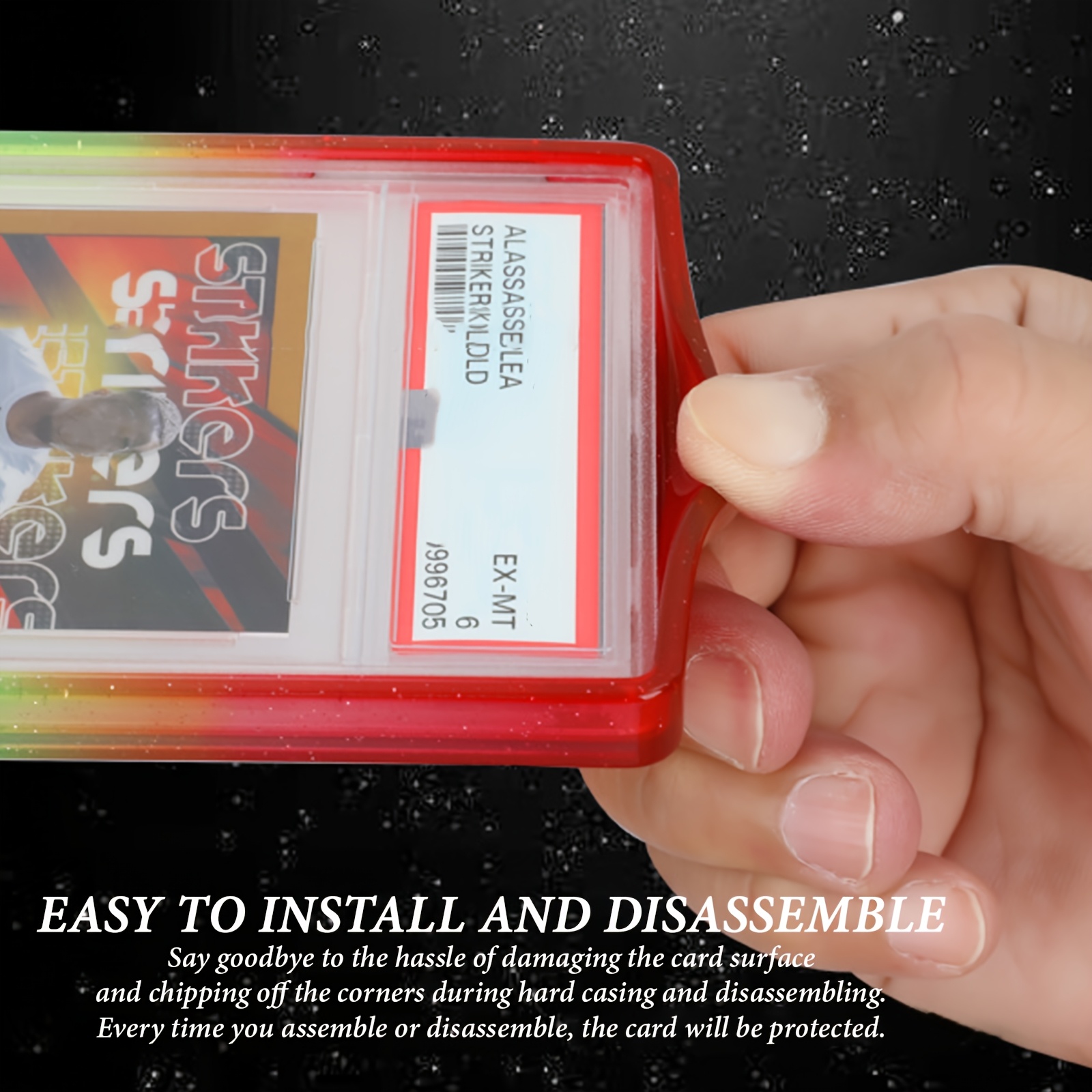 Gradient Glitter TPU Slab Bump - Graded Card Display ulasan dan harga
