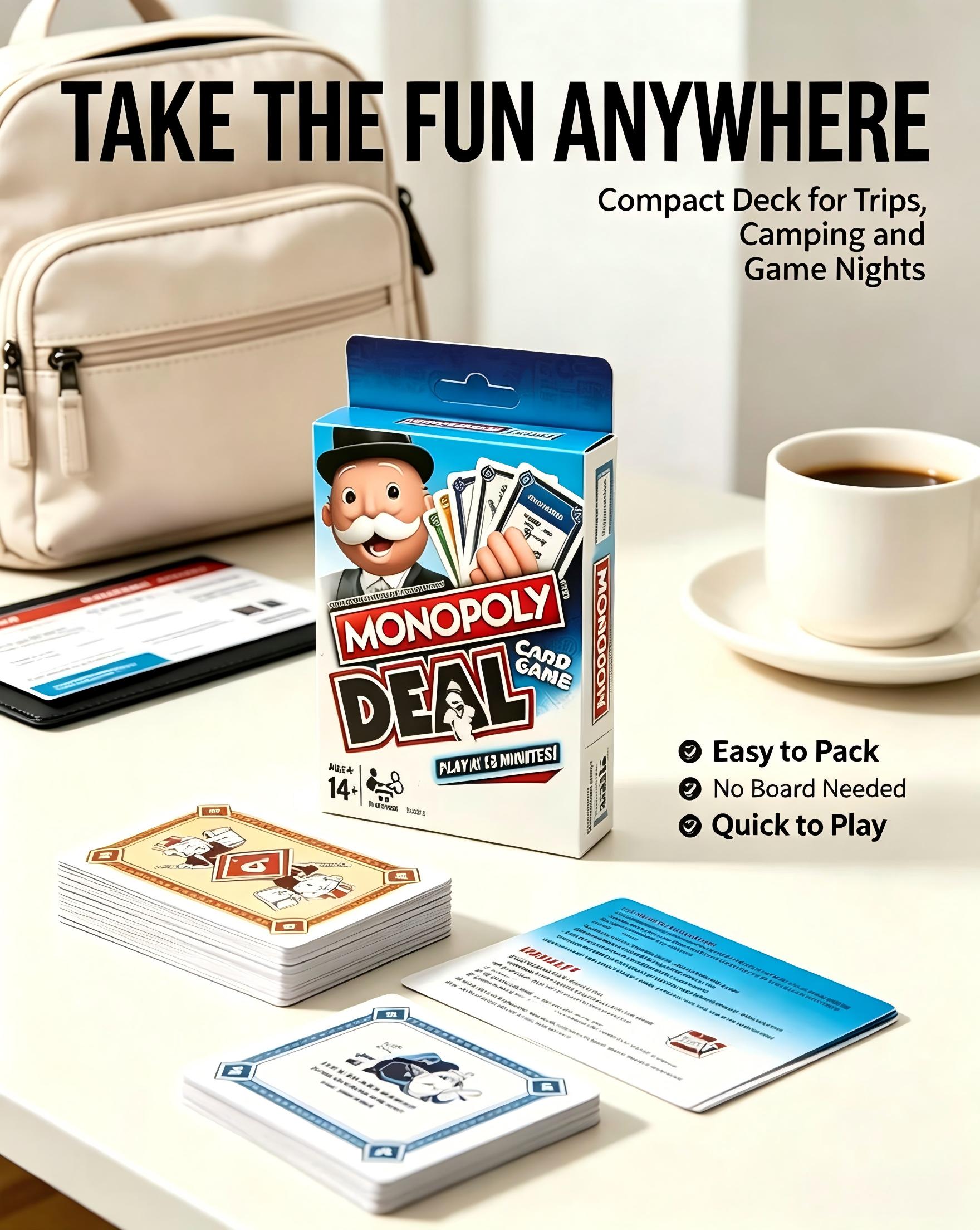 Hasbro Monopoly Deal Card Game - Hasbro Game Monopoly ulasan dan harga
